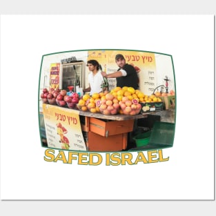 Israel, Safed. Fresh Squeezed Juice Stand Posters and Art